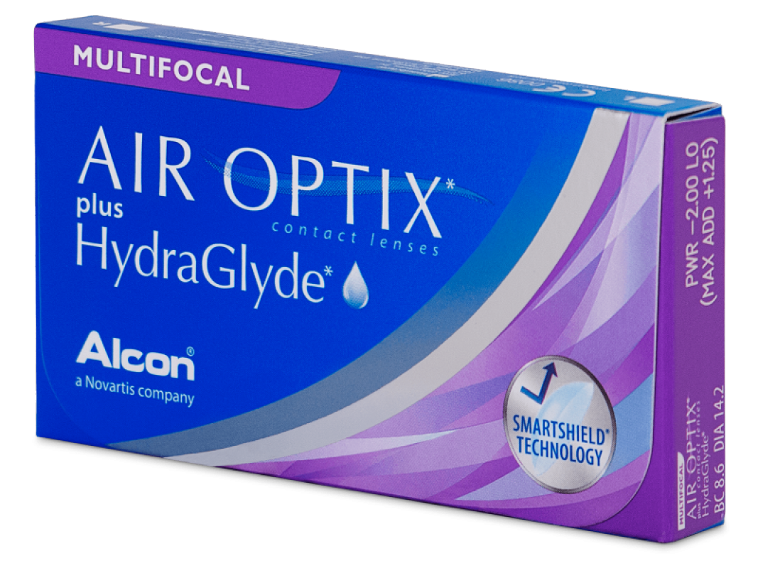 Air Optix Plus HydraGlyde Multifocal (6 db/doboz) SmartOptika.hu